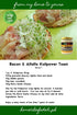 Pancetta Tesa Affumicata (Flat Smoked Bacon) 250g - Home Chef's Deli